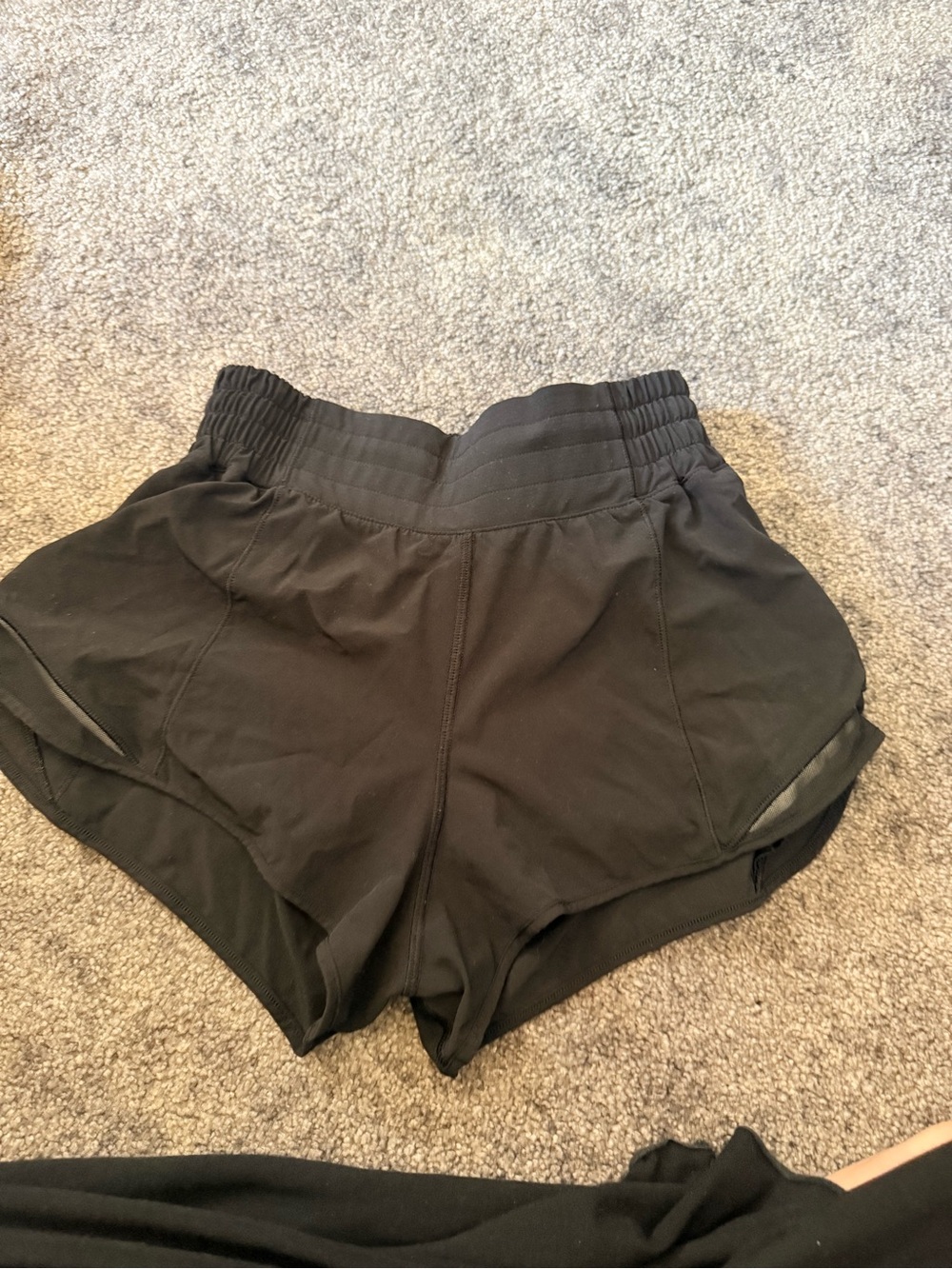 lululemon athletica Black High-Rise Athletic Shorts